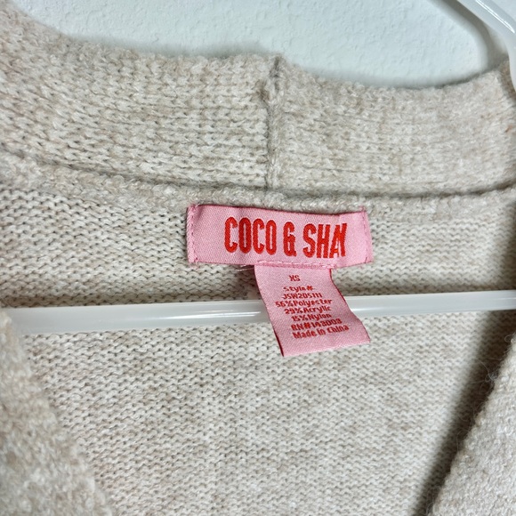 Cozy Chic Button-Up Sweater - Cream - Picture 4 of 5